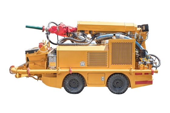 comprar UPS-ZT10(A) Máquina subterrânea de betão a jato Máquina de pulverização de betão úmido com cabine do motor Yunnei online manufacture