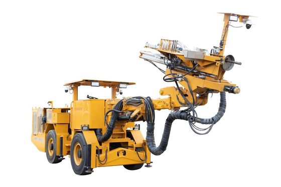 Equipamento de perfuração de mineração subterrânea e plataforma de jato automática